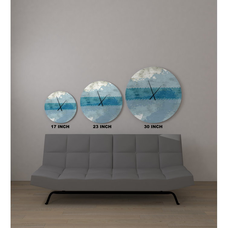 Rosecliff Heights Highbury Metal Wall Clock Wayfair